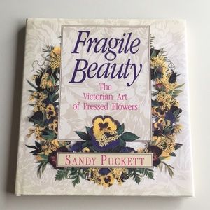 Book describing Victorian pressed flowers